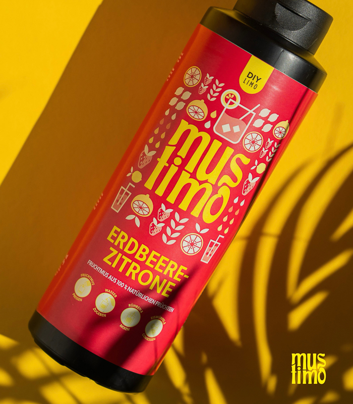 Mustimo Erdbeere-Zitrone 1.000ml